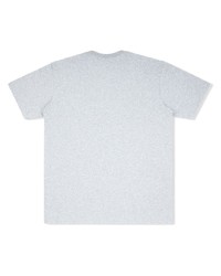 T-shirt à col rond imprimé gris Supreme