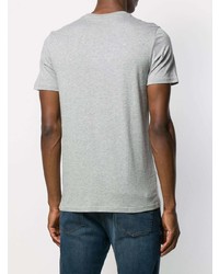 T-shirt à col rond imprimé gris PS Paul Smith