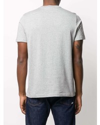 T-shirt à col rond imprimé gris PS Paul Smith