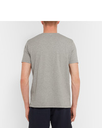 T-shirt à col rond imprimé gris Hartford