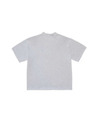 T-shirt à col rond imprimé gris Kanye West