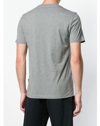 T-shirt à col rond imprimé gris Calvin Klein