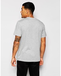 T-shirt à col rond imprimé gris Ellesse