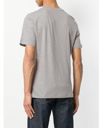 T-shirt à col rond imprimé gris Calvin Klein Jeans