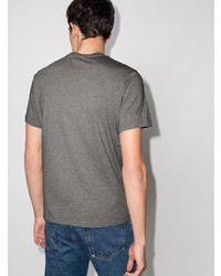 T-shirt à col rond imprimé gris Kenzo