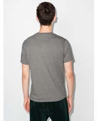 T-shirt à col rond imprimé gris Kenzo