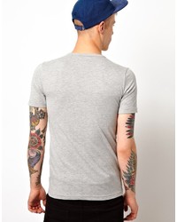 T-shirt à col rond imprimé gris Trainerspotter