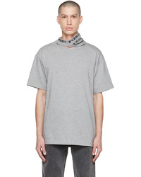 T-shirt à col rond imprimé gris Y/Project