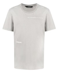 T-shirt à col rond imprimé gris Zadig & Voltaire