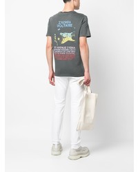 T-shirt à col rond imprimé gris Zadig & Voltaire