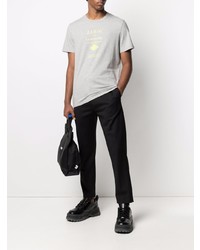 T-shirt à col rond imprimé gris Zadig & Voltaire