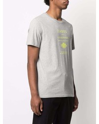 T-shirt à col rond imprimé gris Zadig & Voltaire