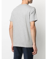 T-shirt à col rond imprimé gris PS Paul Smith