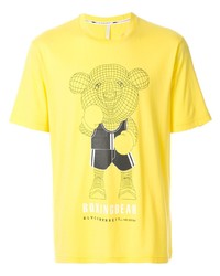 T-shirt à col rond imprimé jaune Blackbarrett