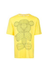T-shirt à col rond imprimé jaune Blackbarrett