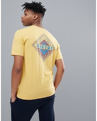 T-shirt à col rond imprimé jaune Burton Snowboards