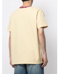 T-shirt à col rond imprimé jaune COOL T.M