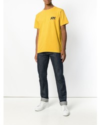 T-shirt à col rond imprimé jaune A.P.C.