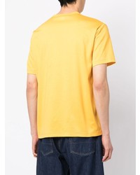 T-shirt à col rond imprimé jaune Junya Watanabe MAN