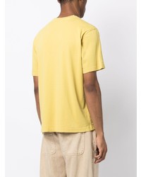 T-shirt à col rond imprimé jaune PS Paul Smith