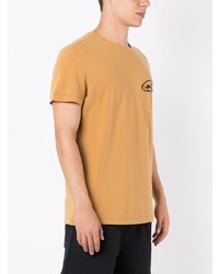 T-shirt à col rond imprimé jaune OSKLEN