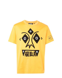 T-shirt à col rond imprimé jaune Haculla