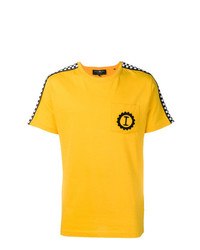 T-shirt à col rond imprimé jaune Hydrogen