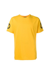 T-shirt à col rond imprimé jaune Hydrogen