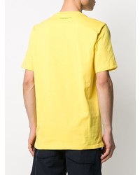 T-shirt à col rond imprimé jaune Department 5