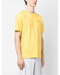 T-shirt à col rond imprimé jaune North Sails