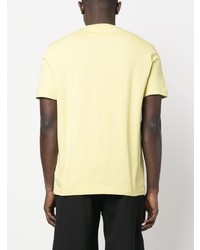 T-shirt à col rond imprimé jaune Calvin Klein