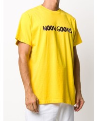 T-shirt à col rond imprimé jaune Noon Goons