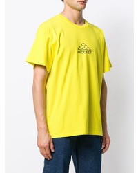 T-shirt à col rond imprimé jaune Rassvet