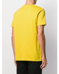 T-shirt à col rond imprimé jaune PS Paul Smith