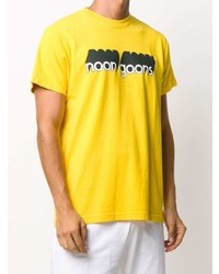 T-shirt à col rond imprimé jaune Noon Goons