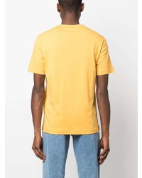 T-shirt à col rond imprimé jaune Missoni