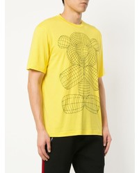 T-shirt à col rond imprimé jaune Blackbarrett