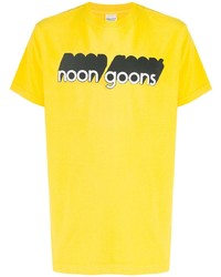 T-shirt à col rond imprimé jaune Noon Goons