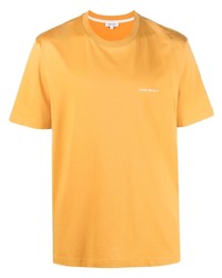 T-shirt à col rond imprimé jaune Norse Projects