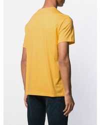 T-shirt à col rond imprimé jaune Polo Ralph Lauren