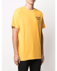 T-shirt à col rond imprimé jaune GALLERY DEPT.