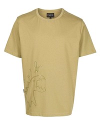 T-shirt à col rond imprimé jaune SPORT b. by agnès b.