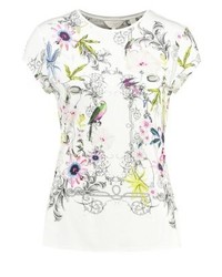 T-shirt à col rond imprimé jaune Ted Baker
