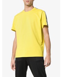 T-shirt à col rond imprimé jaune Givenchy