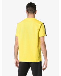 T-shirt à col rond imprimé jaune Givenchy