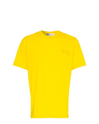 T-shirt à col rond imprimé jaune Y-3