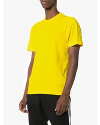 T-shirt à col rond imprimé jaune Y-3