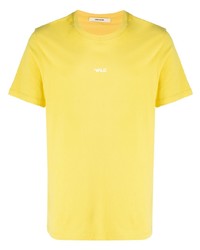 T-shirt à col rond imprimé jaune Zadig & Voltaire