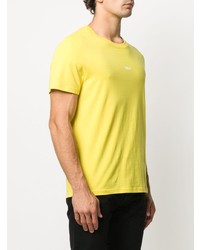 T-shirt à col rond imprimé jaune Zadig & Voltaire