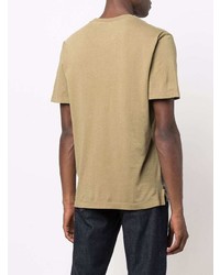 T-shirt à col rond imprimé marron clair PS Paul Smith